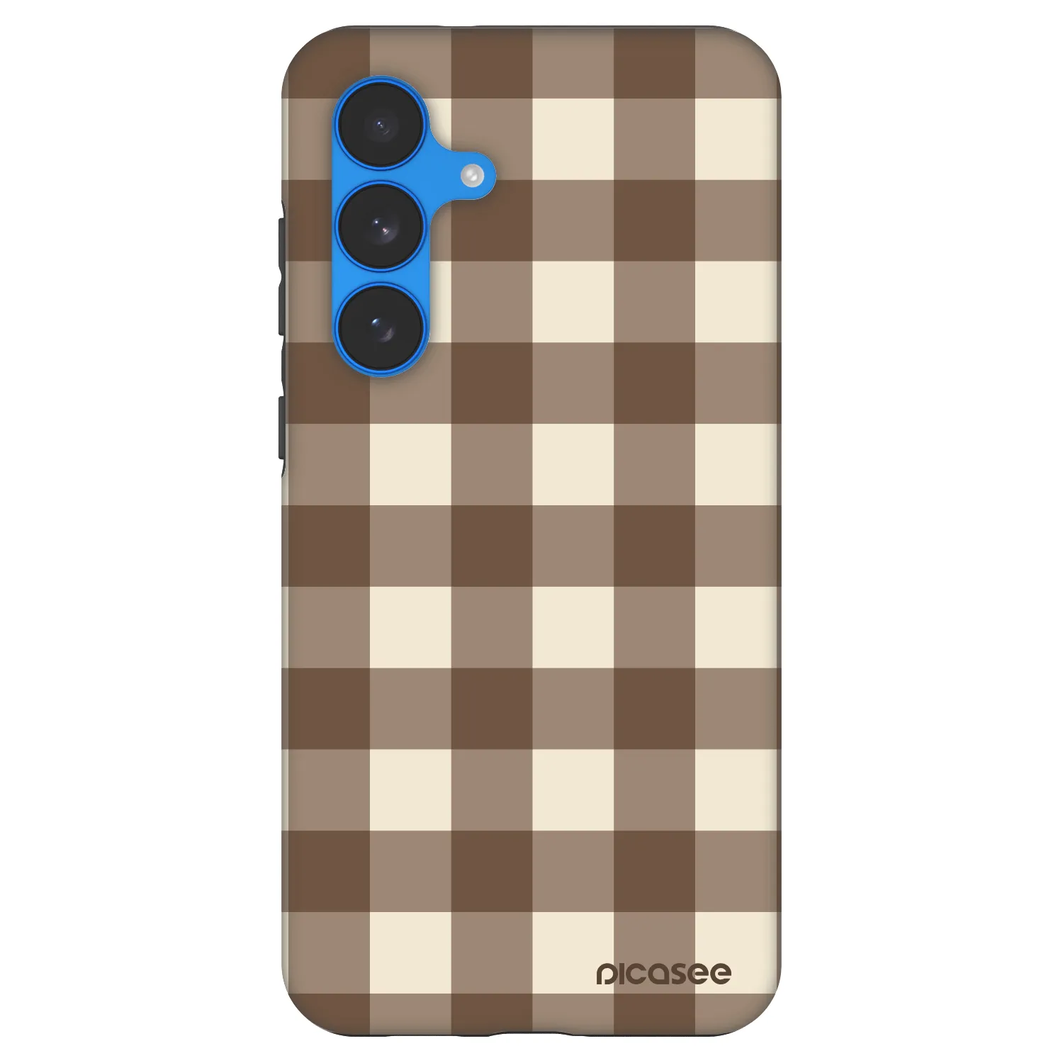 Picasee Fashion Case für Samsung Galaxy S25 FE 5G - Brown grid