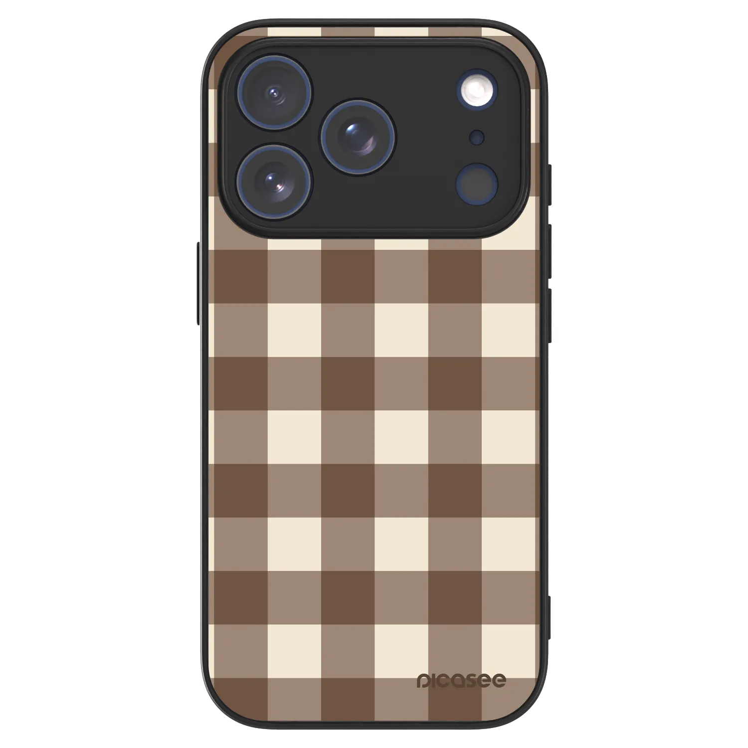 Picasee ULTIMATE CASE für Apple iPhone 18 Pro - Brown grid