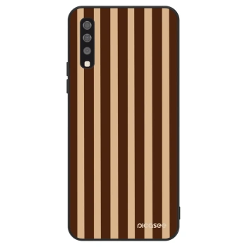 Hülle für Samsung Galaxy A70 A705F - Brown lines