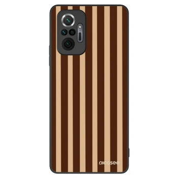 Hülle für Xiaomi Redmi Note 10 Pro - Brown lines