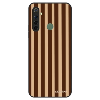Hülle für Realme 6i - Brown lines