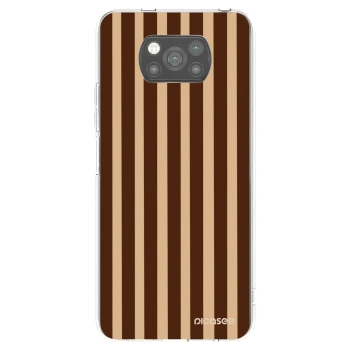 Picasee Xiaomi Poco X3 Pro Hülle - Schwarzes Silikon - Brown lines