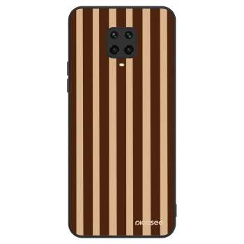 Hülle für Xiaomi Redmi Note 9S - Brown lines