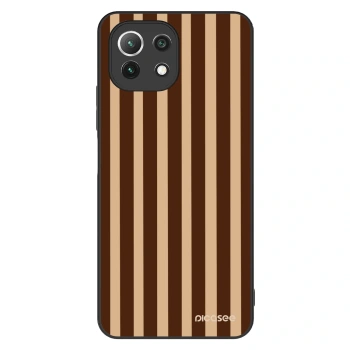 Hülle für Xiaomi Mi 11 Lite - Brown lines