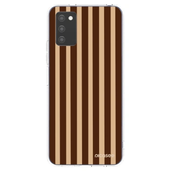 Hülle für Samsung Galaxy A02s A025G - Brown lines