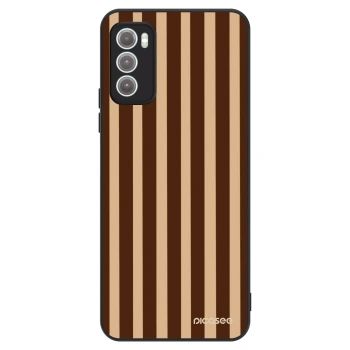 Hülle für Motorola Moto G60 - Brown lines
