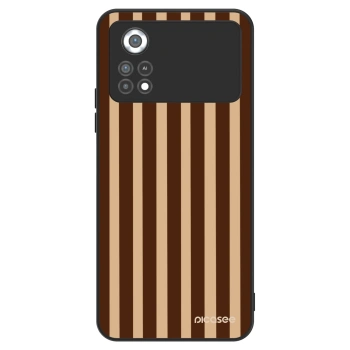 Hülle für Xiaomi Poco X4 Pro 5G - Brown lines