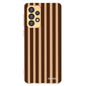 Picasee Samsung Galaxy A33 5G A336 Hülle - Transparentes Silikon - Brown lines