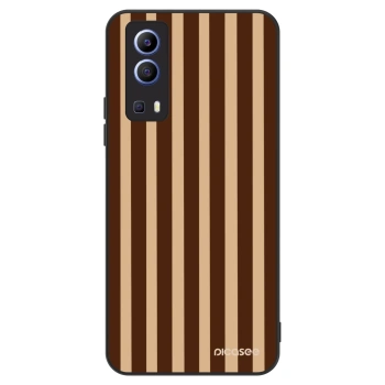 Hülle für Vivo Y52 5G - Brown lines