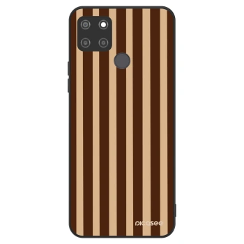 Hülle für Realme C21Y - Brown lines