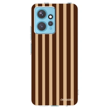 Picasee Xiaomi Redmi Note 12 4G Hülle - Transparentes Silikon - Brown lines
