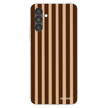 Picasee Samsung Galaxy A04s A047F Hülle - Transparentes Silikon - Brown lines