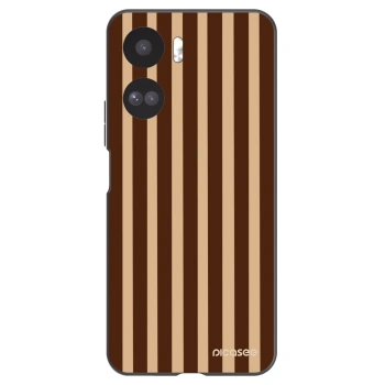 Picasee Honor 90 Lite 5G Hülle - Schwarzes Silikon - Brown lines