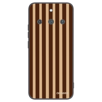 Picasee Realme 11 Pro+ Hülle - Schwarzes Silikon - Brown lines