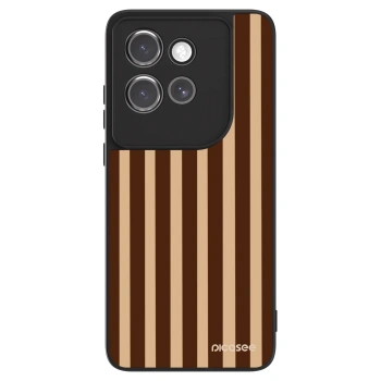Hülle für Motorola Edge 50 Neo - Brown lines