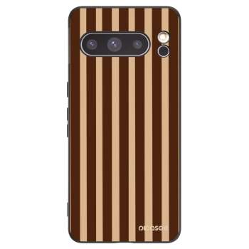 Picasee Google Pixel 8 Pro Hülle - Schwarzes Silikon - Brown lines