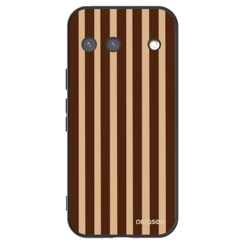 Picasee Google Pixel 9 Hülle - Schwarzes Silikon - Brown lines