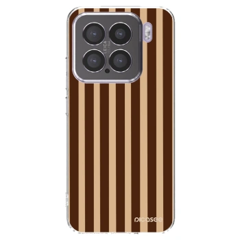 Picasee Xiaomi 15 Hülle - Transparentes Silikon - Brown lines