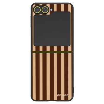 Hülle für Samsung Galaxy Z Flip5 5G - Brown lines