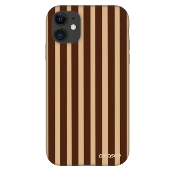 Hülle für Apple iPhone 11 - Brown lines
