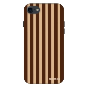 Hülle für Apple iPhone 7 - Brown lines