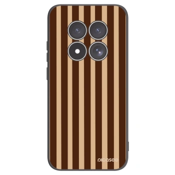 Picasee Xiaomi Redmi Note 15 Pro 4G Hülle - Schwarzes Silikon - Brown lines