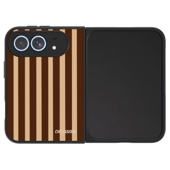 Hülle für Apple iPhone Duo - Brown lines