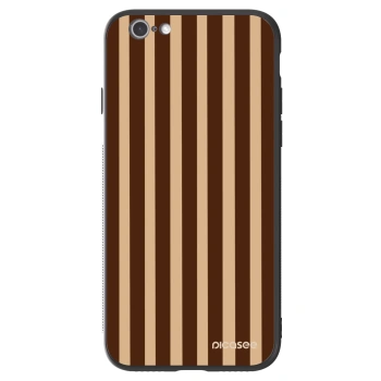 Hülle für Apple iPhone 6/6S - Brown lines
