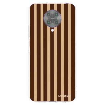 Picasee Xiaomi Poco F2 Pro Hülle - Transparentes Silikon - Brown lines