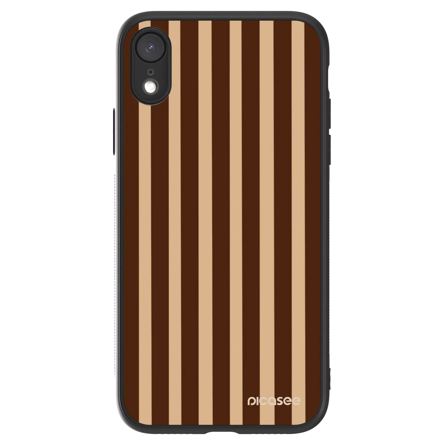 Picasee ULTIMATE CASE für Apple iPhone XR - Brown lines