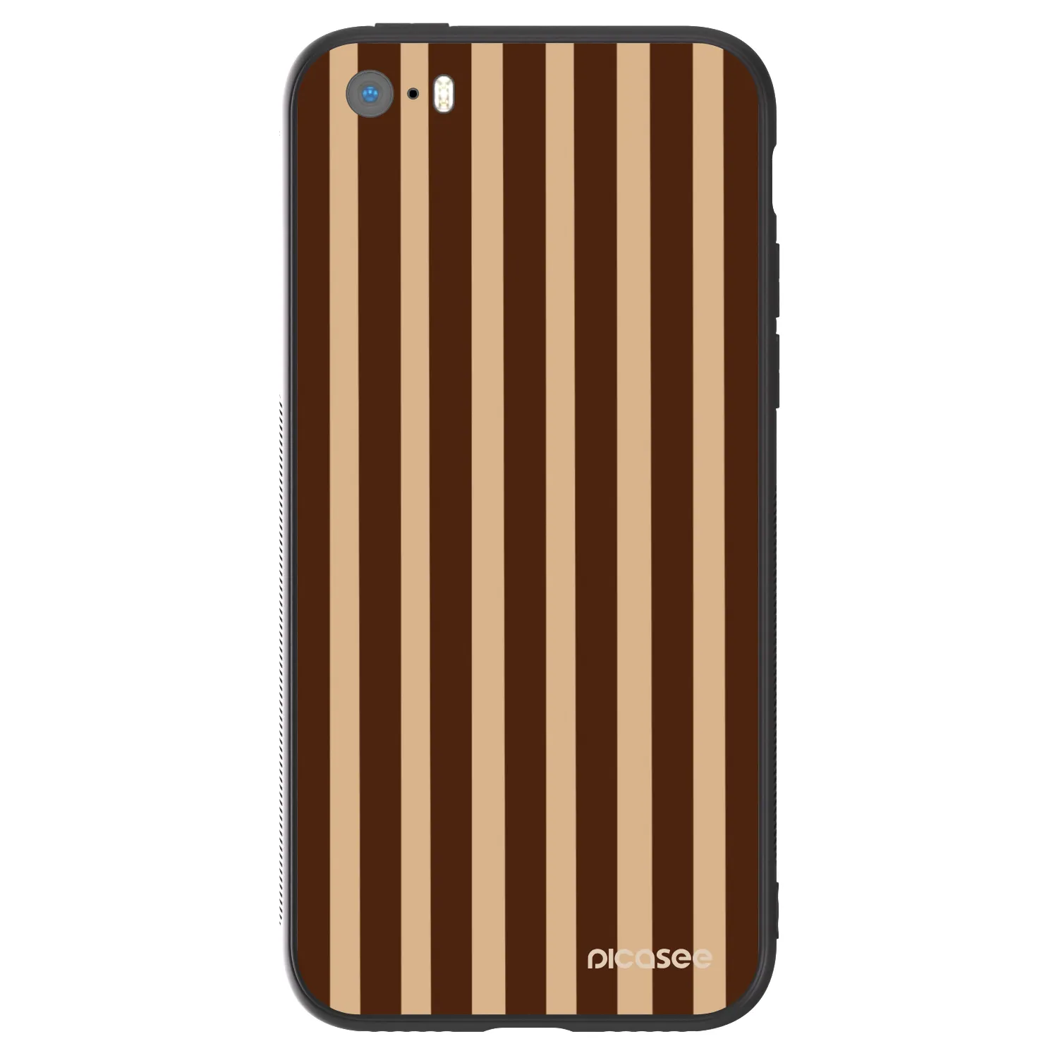 Picasee ULTIMATE CASE für Apple iPhone 5/5S/SE - Brown lines