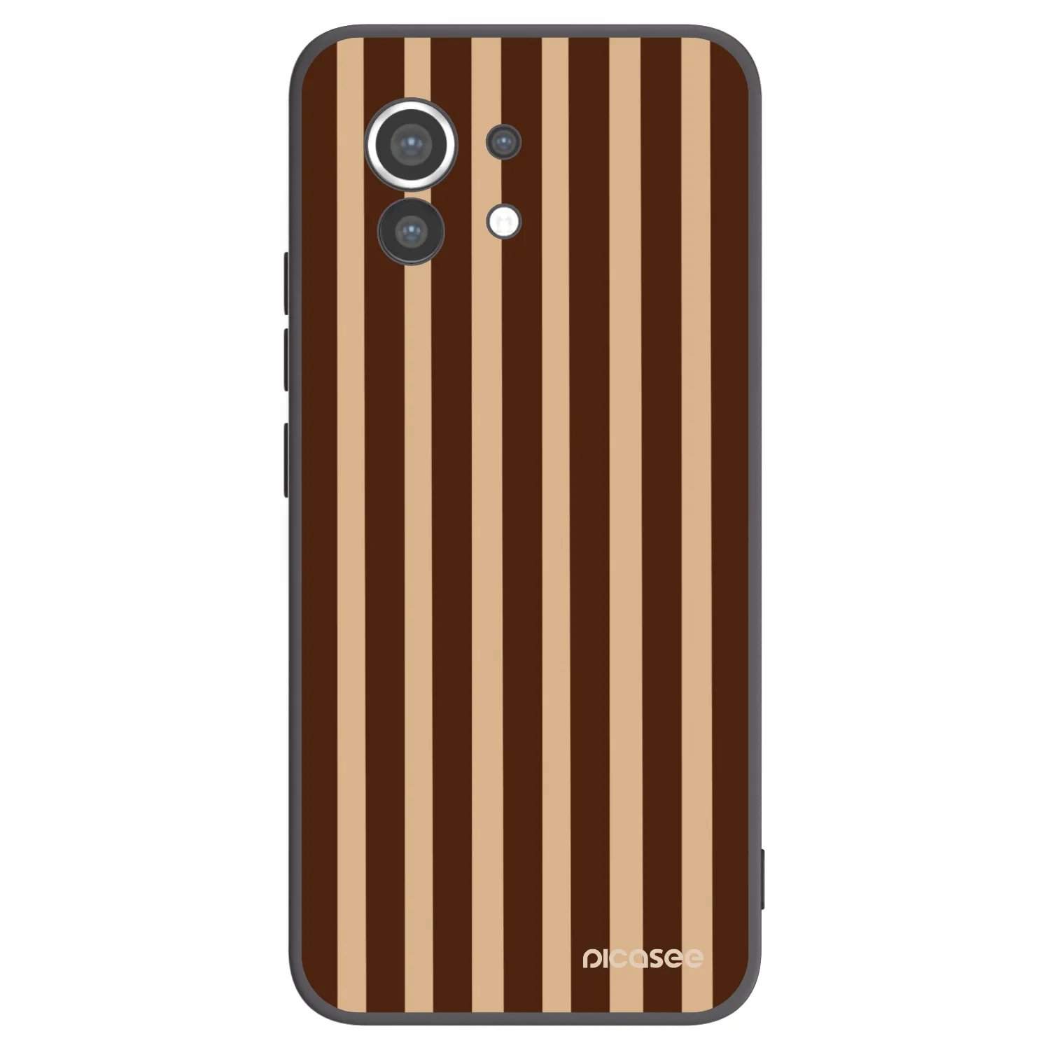 Picasee Xiaomi Mi 11 Hülle - Schwarzes Silikon - Brown lines
