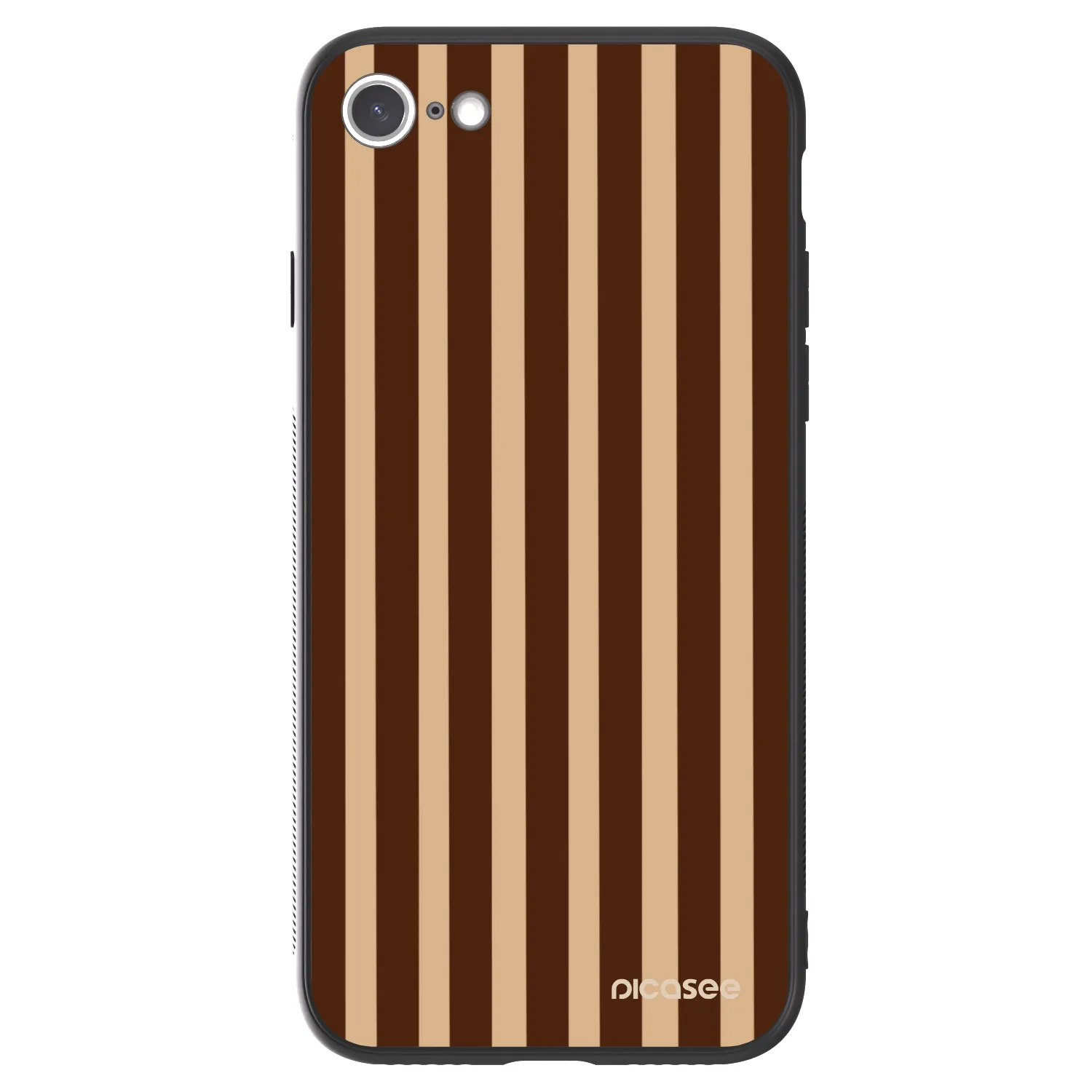 Picasee ULTIMATE CASE für Apple iPhone 8 - Brown lines