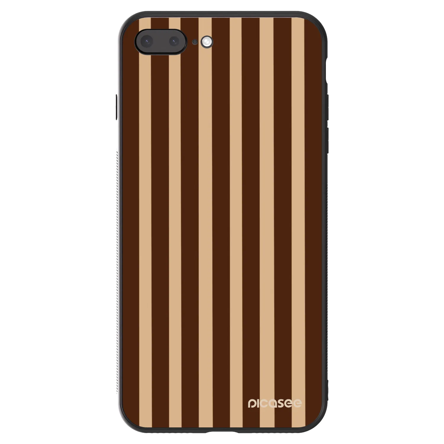 Picasee ULTIMATE CASE für Apple iPhone 8 Plus - Brown lines