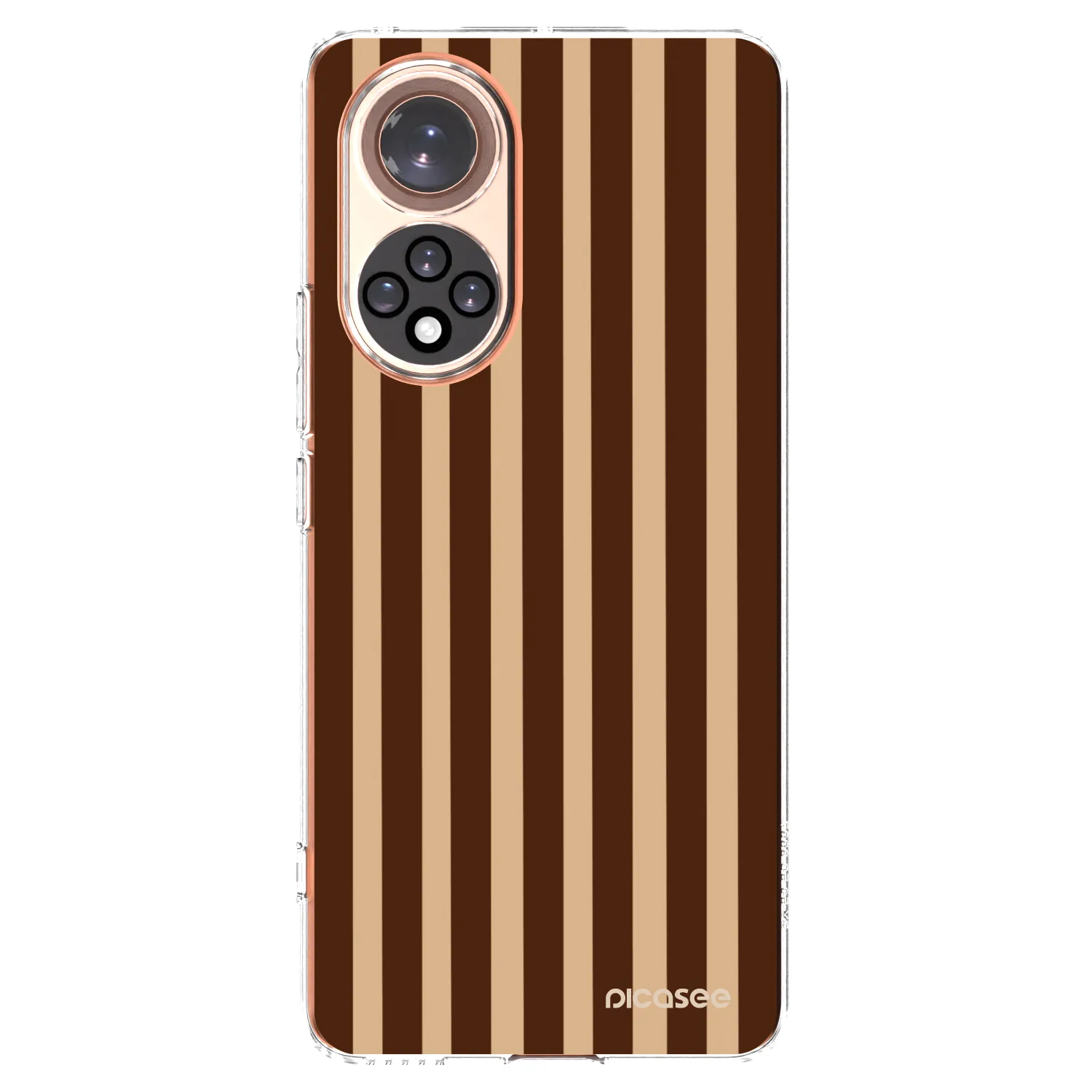 Picasee Honor 50 5G Hülle - Transparentes Silikon - Brown lines