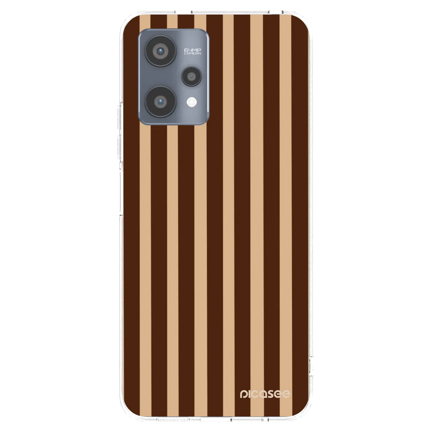 Picasee Realme 9 Pro 5G Hülle - Transparentes Silikon - Brown lines