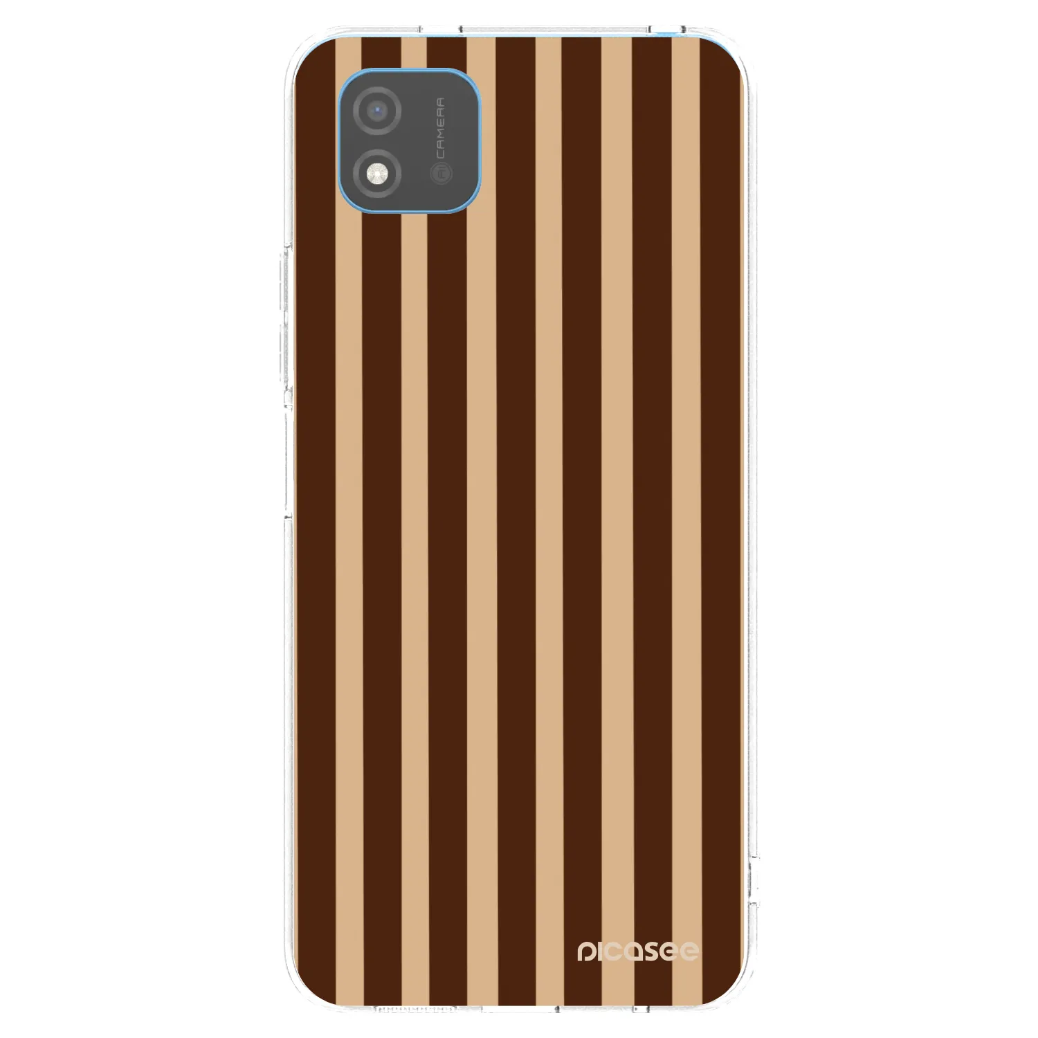 Picasee Realme C11 (2021) Hülle - Transparentes Silikon - Brown lines