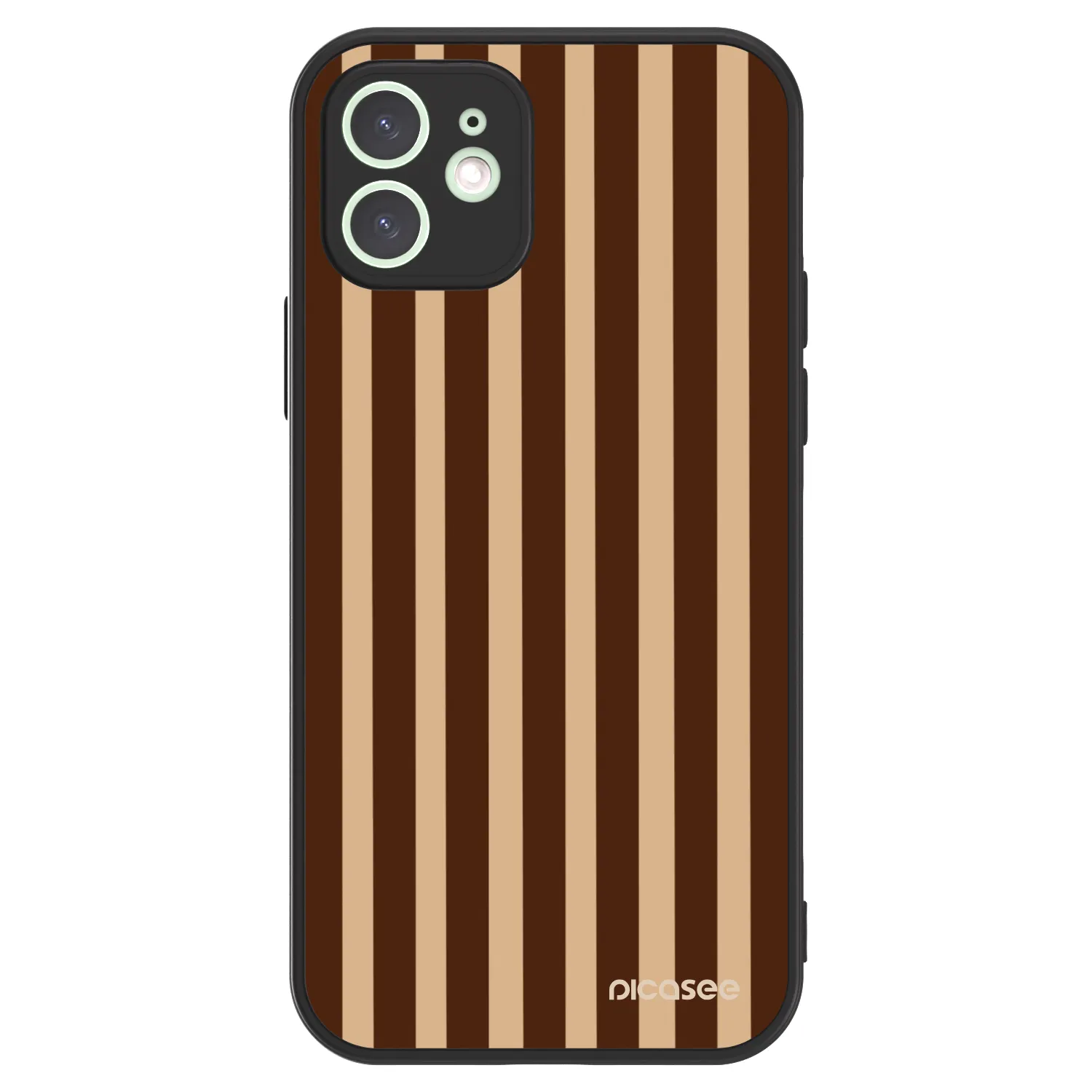 Picasee ULTIMATE CASE MagSafe für Apple iPhone 12 - Brown lines