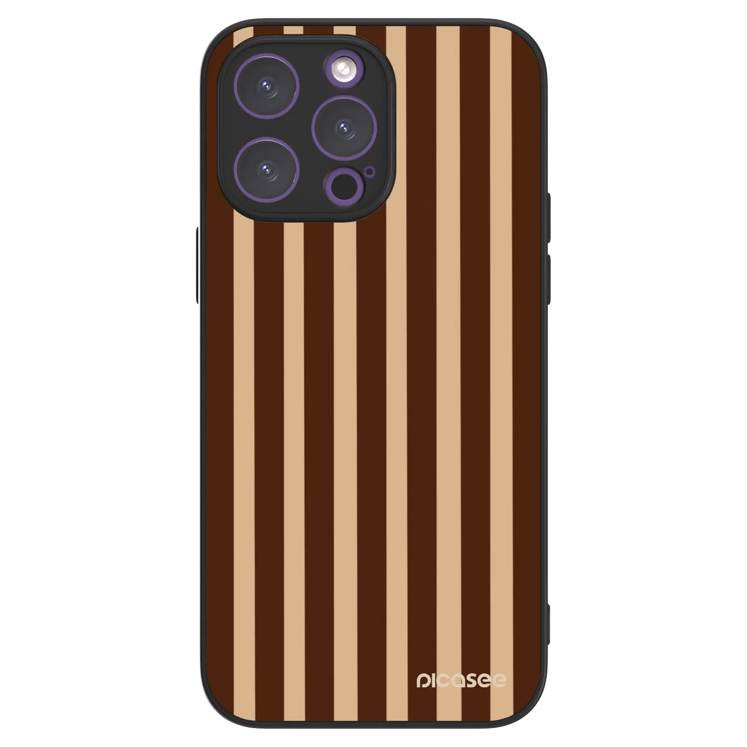Picasee ULTIMATE CASE MagSafe für Apple iPhone 14 Pro Max - Brown lines