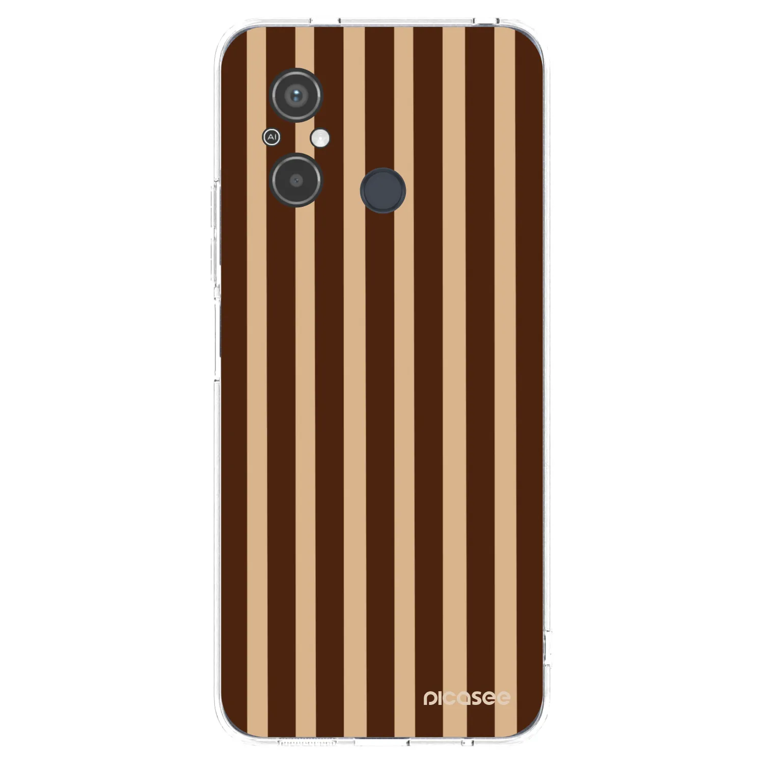 Picasee Xiaomi Redmi 12C Hülle - Transparentes Silikon - Brown lines