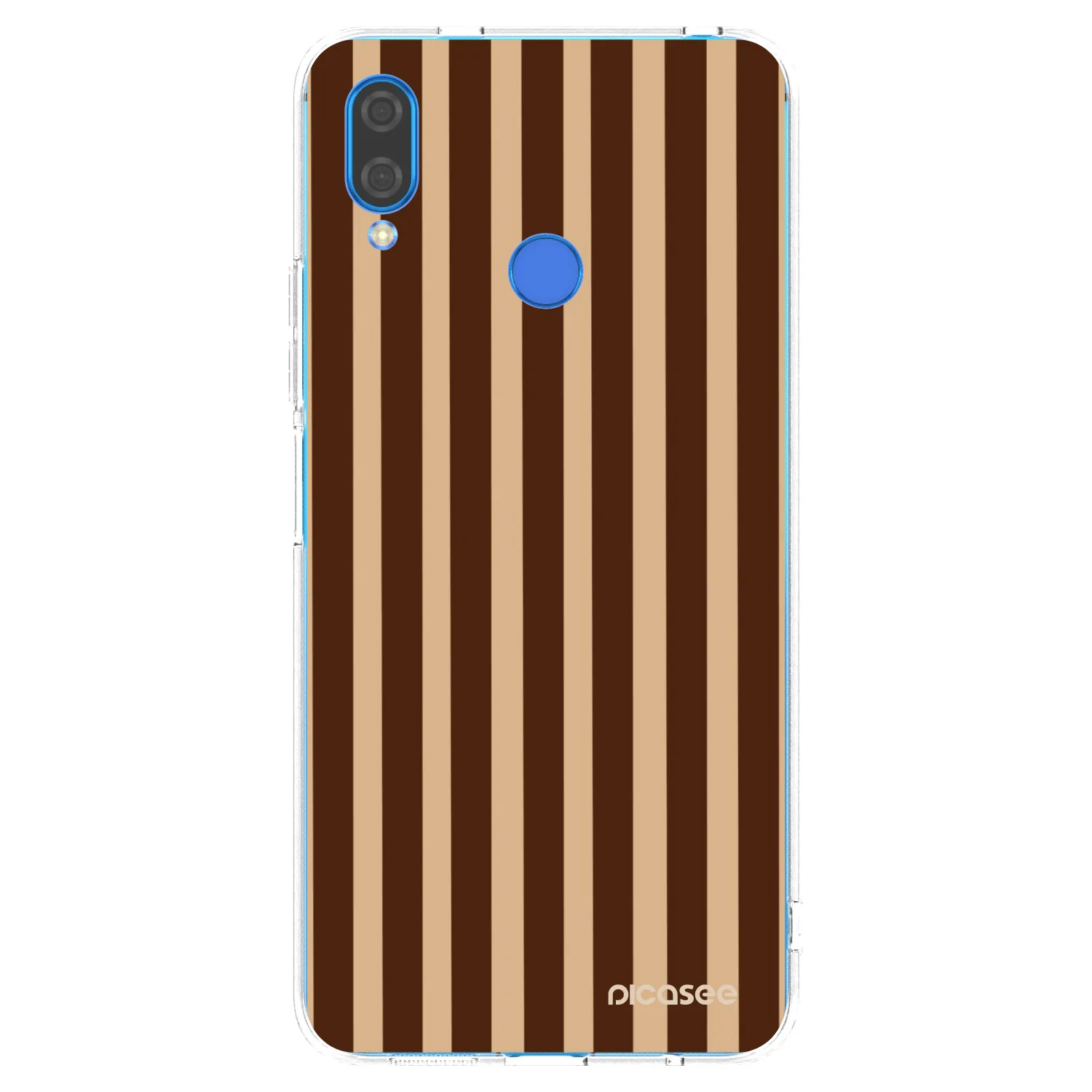 Picasee Huawei Nova 3i Hülle - Transparentes Silikon - Brown lines