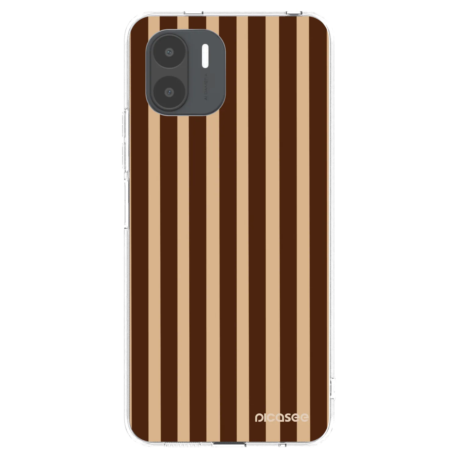 Picasee Xiaomi Redmi A2 Hülle - Transparentes Silikon - Brown lines