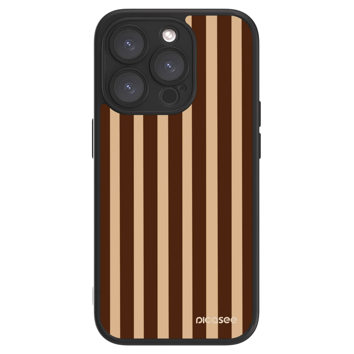 Picasee ULTIMATE CASE für Apple iPhone 15 Pro - Brown lines