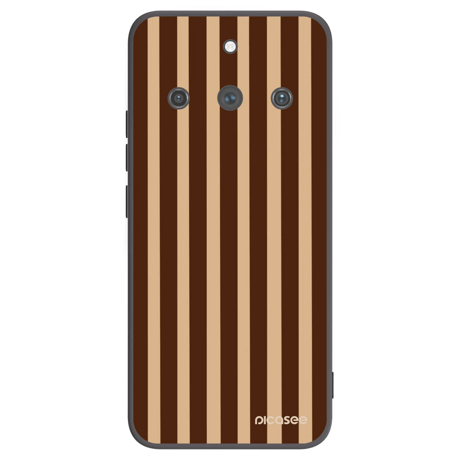 Picasee Realme 11 Pro+ Hülle - Schwarzes Silikon - Brown lines