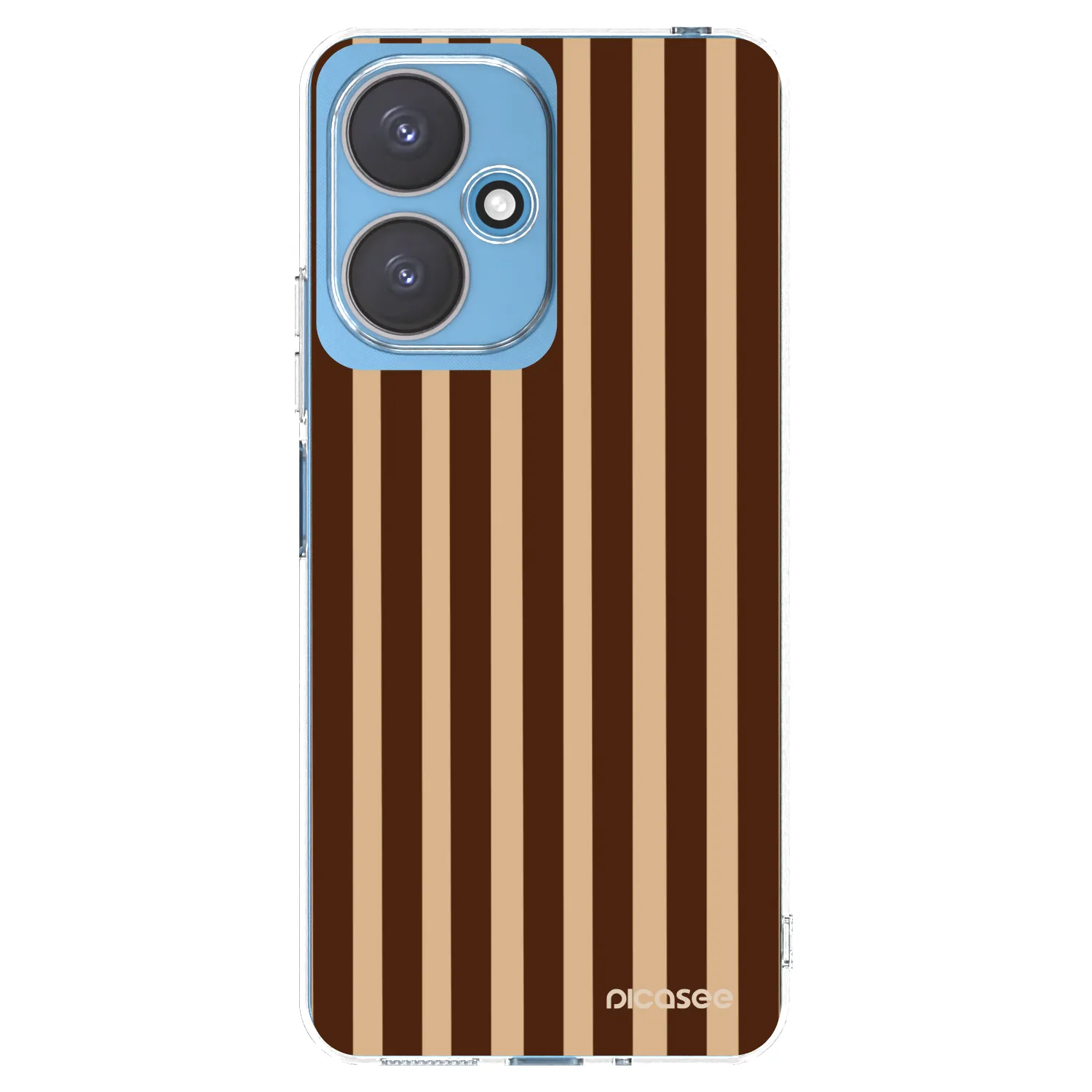 Picasee Xiaomi Redmi 13C 5G Hülle - Transparentes Silikon - Brown lines