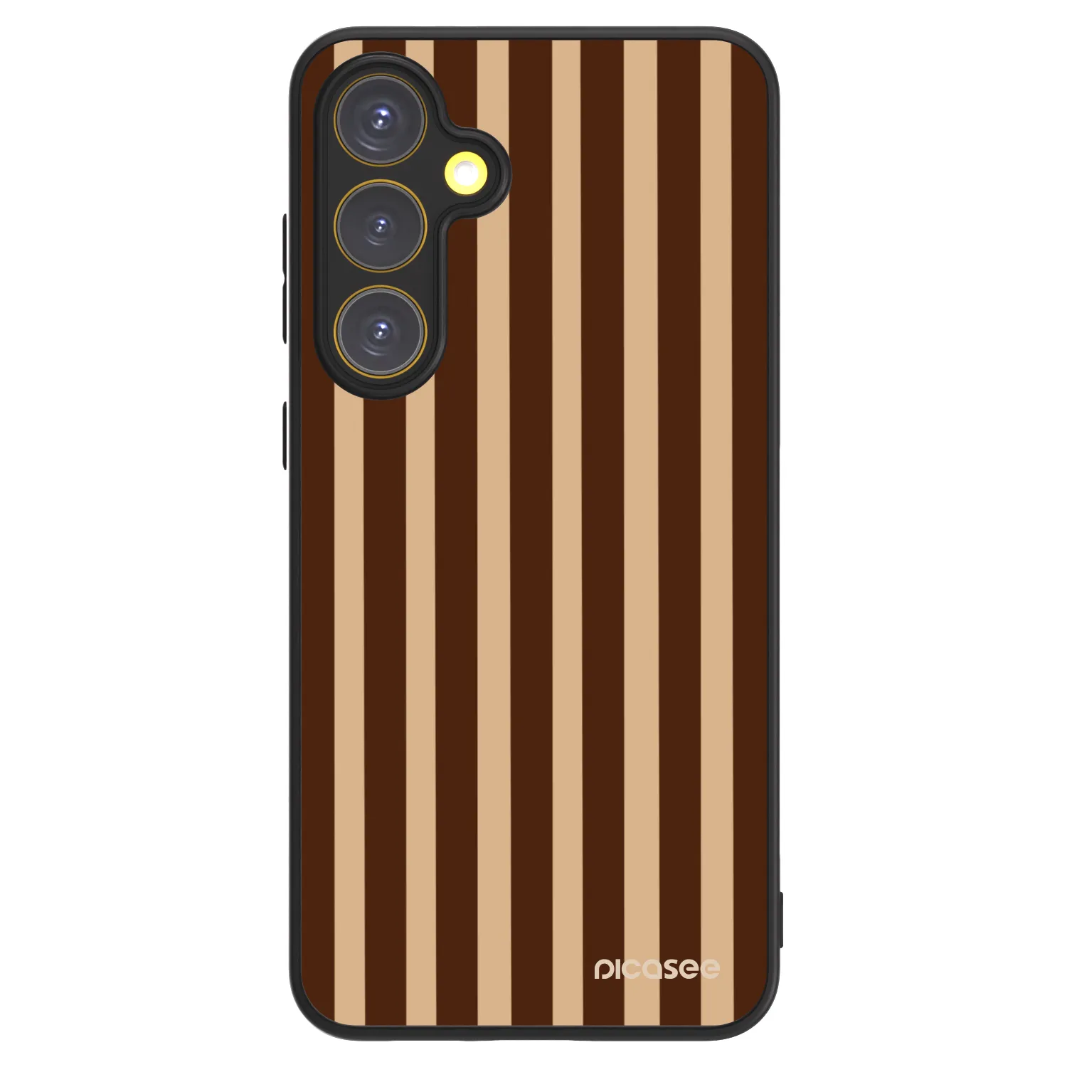 Picasee ULTIMATE CASE PowerShare für Samsung Galaxy S24 FE S721B - Brown lines