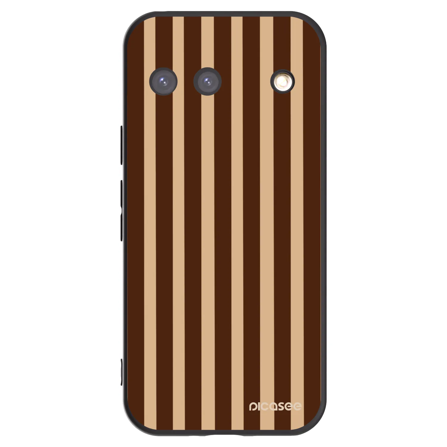 Picasee Google Pixel 9 Hülle - Schwarzes Silikon - Brown lines
