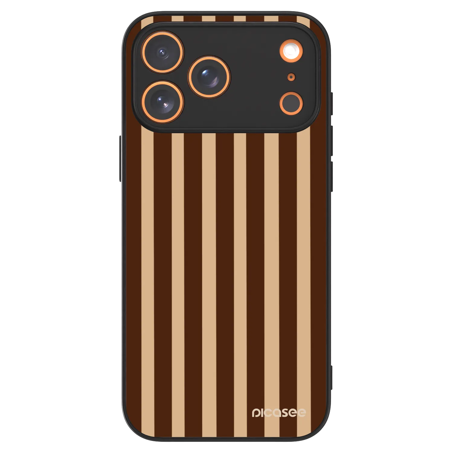 Picasee ULTIMATE CASE MagSafe für Apple iPhone 17 Pro Max - Brown lines