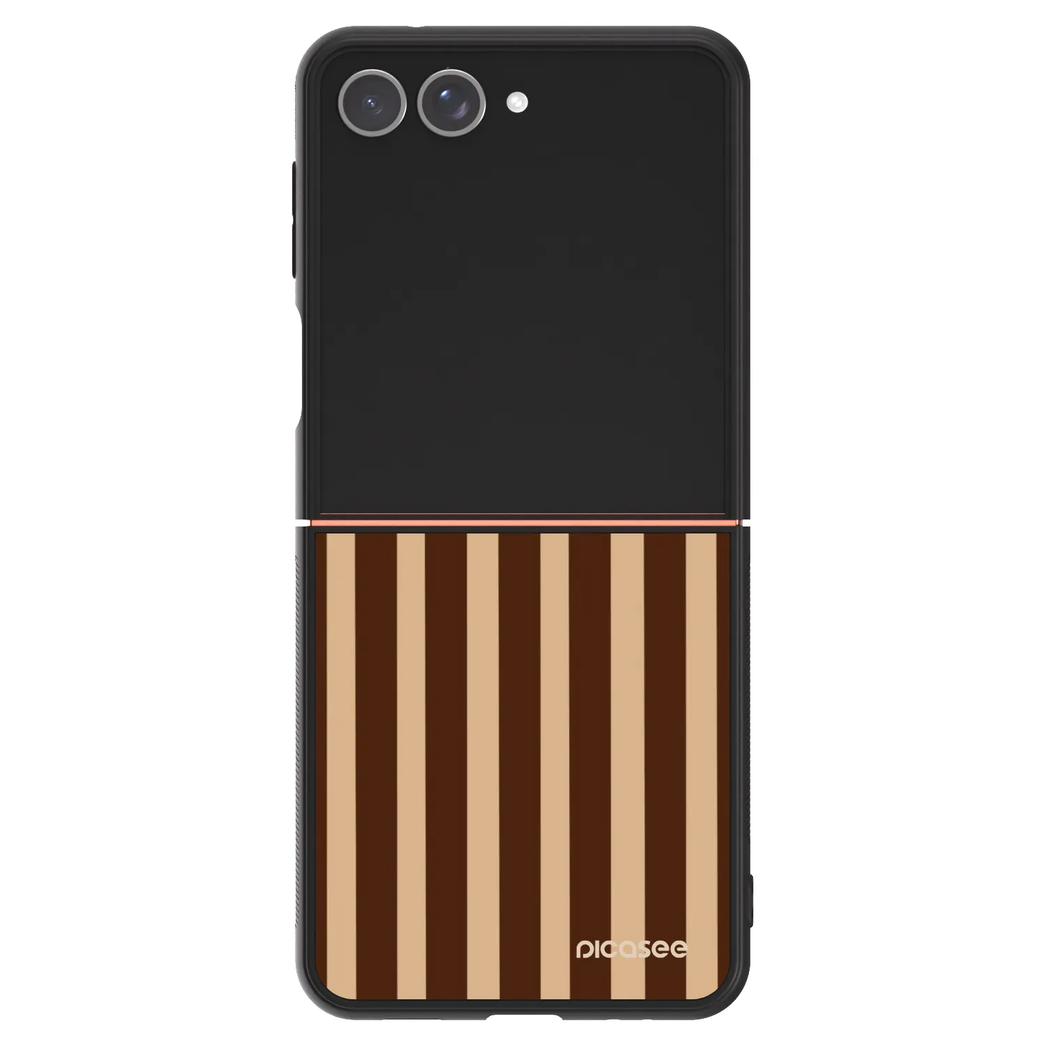 Picasee ULTIMATE CASE für Samsung Galaxy Z Flip7 5G - Brown lines
