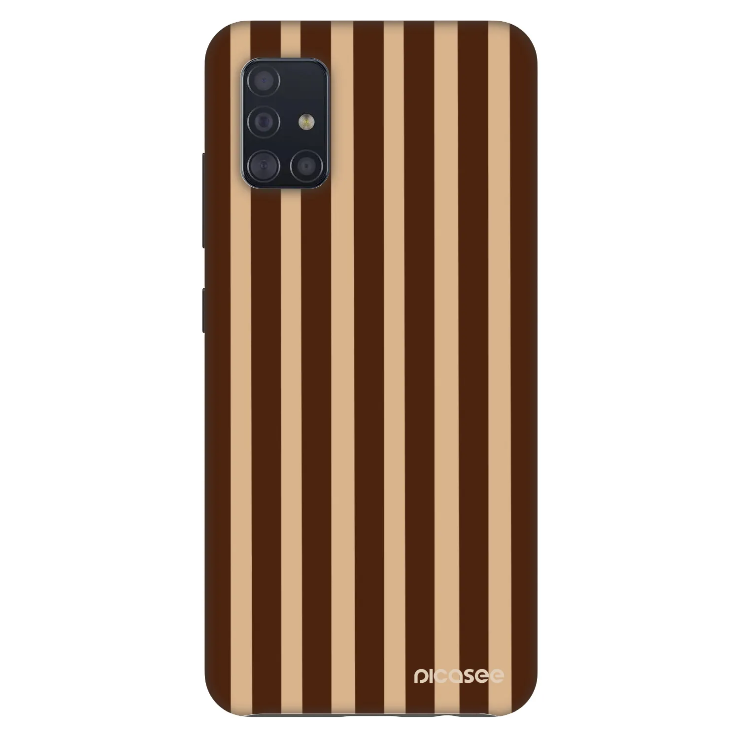 Picasee Fashion Case für Samsung Galaxy A51 A515F - Brown lines